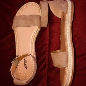 Just Fab espadrille sandals